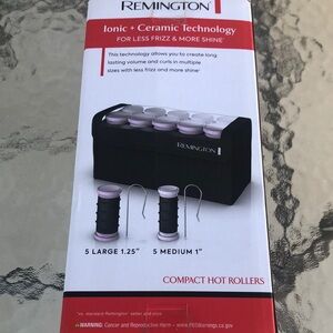 Remington Ionic Ceramic Hot Rollers - Black and Pink